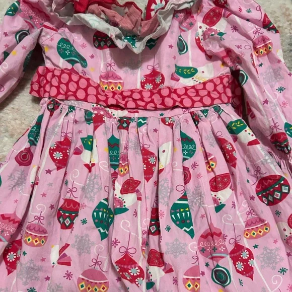 Jelly and Pug pink ornament dress girls size 2T - Picture 2 of 5